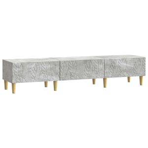 vidaXL Szafka pod telewizor 147 x 34,5 x 30 cm Betonowy szary
