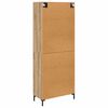 vidaXL Highboard 2 pcs Dąb rzemieślniczy Materiał drewnopochodny