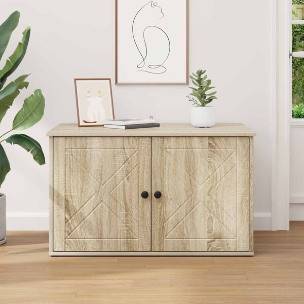 vidaXL Koty Dom Sonoma 85 x 55 x 50,5 cm Materiał drewnopochodny