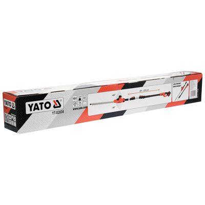 YATO Nożyce do żywopłotu z akumulatorem 2,0 Ah Li-Ion, 18 V, 420 mm