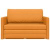 vidaXL Sofa Bed 110cm Ciemny Ż&oacute;łty tkanina