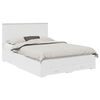 vidaXL Ramka ł&oacute;żka z szufladą Biały 140 x 190 cm Drewno inżynieryjne