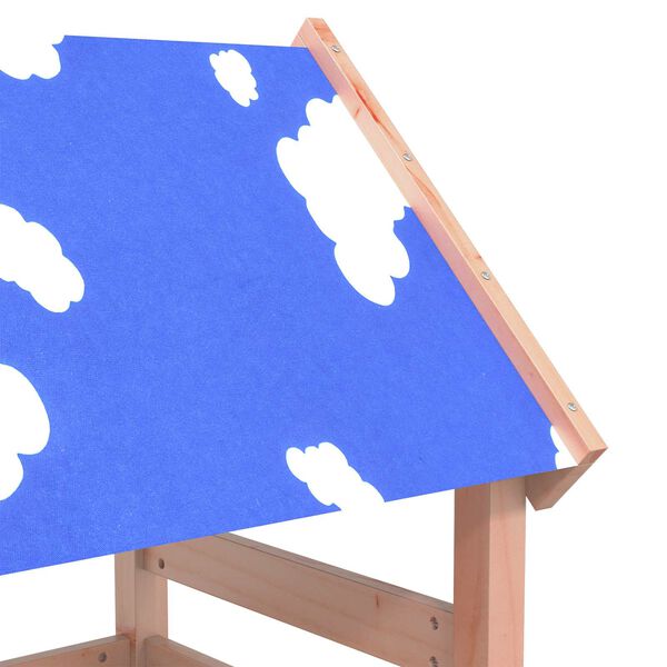 vidaXL Wieża zabaw Brązowy 110,5 x 52,5 x 215cm Drewno Douglas lite