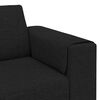 vidaXL Sofa do salonu Czarny 250 x 77 x 76 cm Poliester