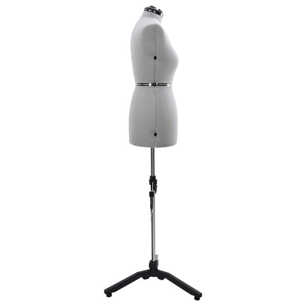 vidaXL Kobieca Regulowana Forma Sukienki Szary m Aksamit