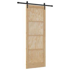 vidaXL Drzwi przesuwne ORKDAL naturalny 83 x 232 cm