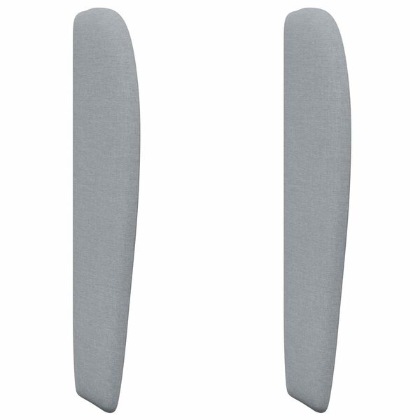 vidaXL Ucho Głowy Jasnoszary 80 x 23 x 6 cm tkanina