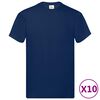 Fruit of the Loom Oryginalne T-shirty, 10 szt., granatowe, S, bawełna