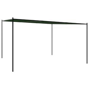 vidaXL Altana 4 x 3,98 x 2,67 m zielony Poliester i Stal