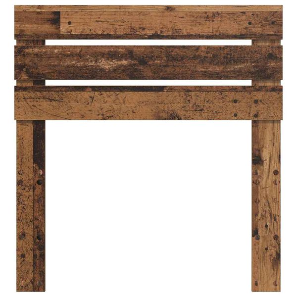 vidaXL Zagł&oacute;wek Stare drewno 75 cm Materiał drewnopochodny