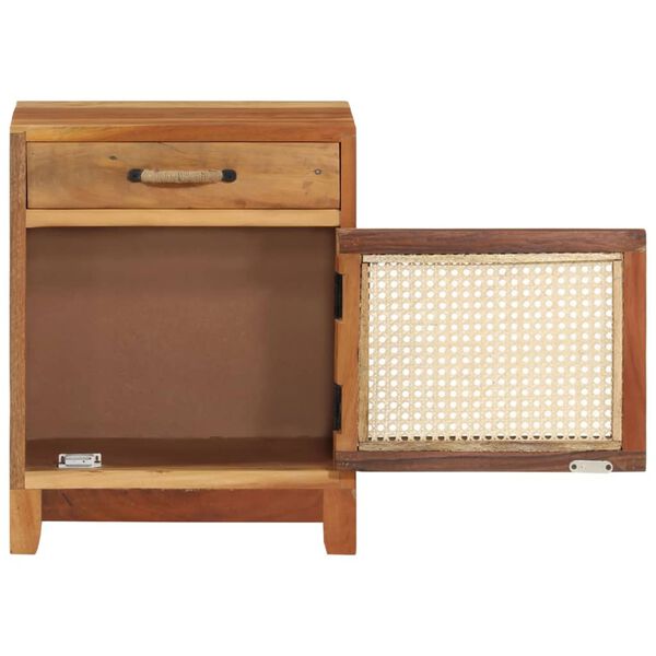 vidaXL Szafka nocna, 40x30x50 cm, lite drewno odzyskane