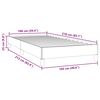 vidaXL Ł&oacute;żko typu Box Spring bez materaca Ciemnoniebieskie 100x210 cm
