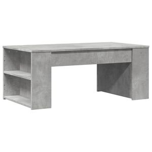 vidaXL Stolik kawowy, szarość betonu, 102x55x42 cm
