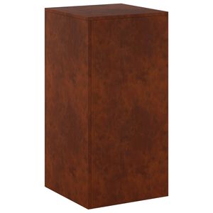 vidaXL Stojak na rośliny Rdzawy 40 x 40 x 80 cm Stal kortenowska