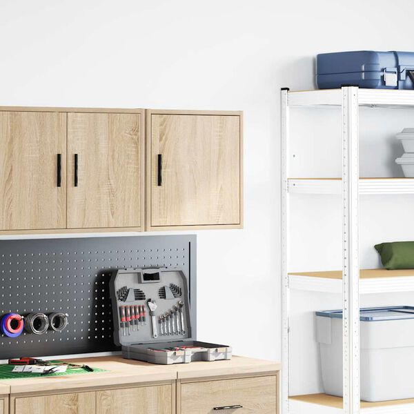 vidaXL Garażowa szafka ścienna Sonoma Oak Drewno klejone