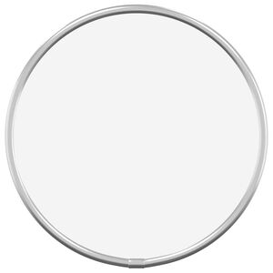 vidaXL Lustro ścienne, srebrne, &Oslash; 20 cm, okrągłe
