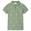 Koszulka dziecięca polo, khaki, 104