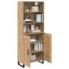 vidaXL Highboard Dąb rzemieślniczy 69,5 x 34 x 180 cm