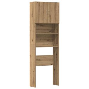 vidaXL Szafka pod pralkę Artisan Oak 64x24x190 cm Drewno klejone