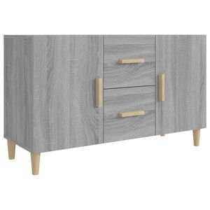 vidaXL Komoda, szary dąb sonoma, 100x36x60 cm, materiał drewnopochodny