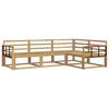 vidaXL Zestaw sof na zewnątrz 4 pcs Biały 247,5 x 168,5 x 73 cm