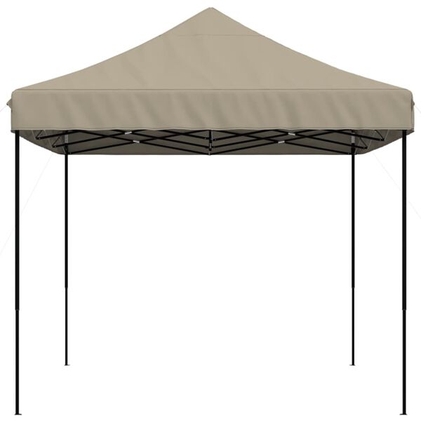 vidaXL Składany namiot imprezowy typu pop-up, taupe, 440x292x315 cm
