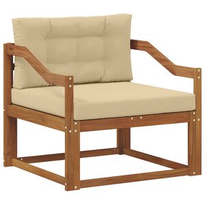 vidaXL Środkowa sofa ogrodowa naturalny