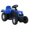 vidaXL Traktor dziecięcy z pedałami, niebieski