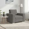 vidaXL Sofa Fotel Jasnoszary 100x77x82 cm Tkanina sztruksowa