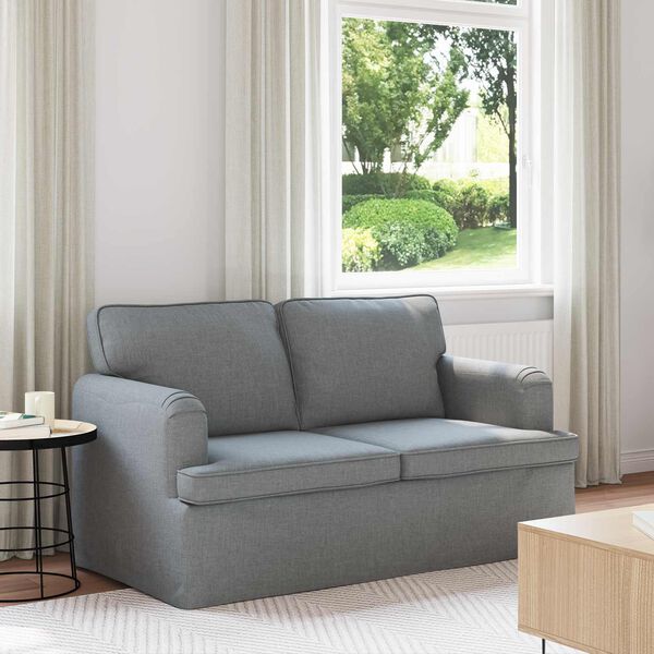 vidaXL Sofa Jasnoszary 144 x 80 x 85 cm tkanina