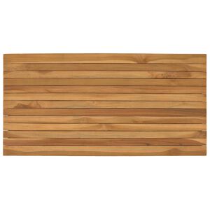 vidaXL Blat stołu 100 x 50 x 3,5 cm Prostokątny Lite drewno teakowe