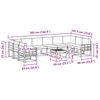 vidaXL Zestaw sof na zewnątrz 11 pcs Naturalny i Jasny Szary