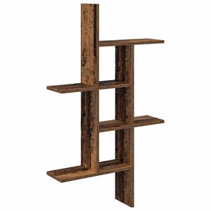 vidaXL P&oacute;łka ścienna Stare drewno 61 x 15 x 102 cm Drewno inżynieryjne