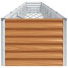 vidaXL Podniesiona rabata ogrodowa 775 x 50 x 36 cm Stal Galwanizowana