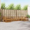 vidaXL Zestawy sof 7 pcs Naturalny Lite Drewno Akacji