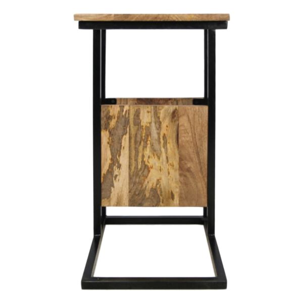 HSM Collection Stolik ze stojakiem na gazety, 34x40x68 cm