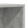 vidaXL Wisząca szafka pod TV, szarość betonu, 37x37x107 cm
