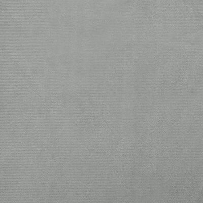 vidaXL Sofa dla dzieci, jasnoszara, 70x45x26 cm, aksamit