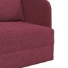 vidaXL Sofa Bed 60cm Czerwone wino tkanina