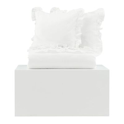 Venture Home Zestaw pościeli Levi, 220x240 cm, bawełniany, biały