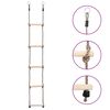 vidaXL Drabinka 5-stopniowa, 210 cm, lite drewno sosnowe