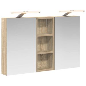 vidaXL Zestaw Szafek Łazienkowych z p&oacute;łką 3 pcs 80 x 10,5 x 50 cm