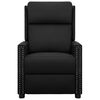 vidaXL Elektryczny fotel masujący, czarny, sztuczna skóra