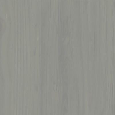 vidaXL Komoda VIGO, szara, 80x40x76 cm, lite drewno sosnowe