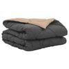 vidaXL Letni Kołdra 220 x 155 cm Lato 200 gsm Antracyt i Taupe