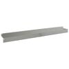 vidaXL Krawężnik do trawnika 30 pcs 100 x 10 x 8 cm Stal srebrny