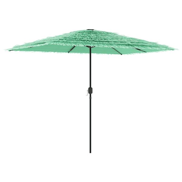 vidaXL Parasol ogrodowy na stalowym słupku, zielony, 300x200x250 cm