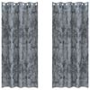 vidaXL Zasłony z weluru 2 szt. Srebrnoszary 260 x 140 cm Aksamit