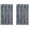 vidaXL Zasłony z weluru 2 szt. Srebrnoszary 175 x 140 cm Aksamit