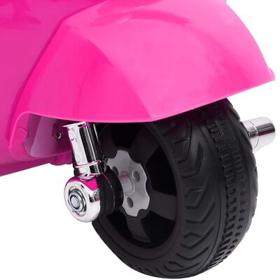 vidaXL Zabawkowy motocykl elektryczny Vespa GTS300, różowy